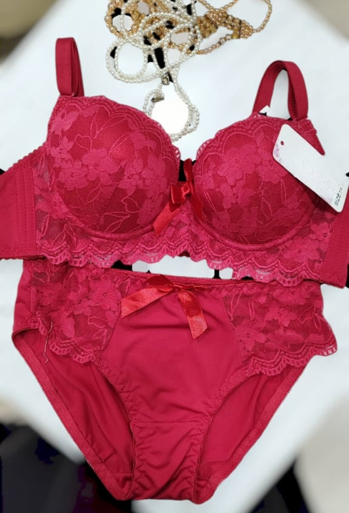 Bridal wear Light padded  wired bra set Available size 34 to 38  [0003541]