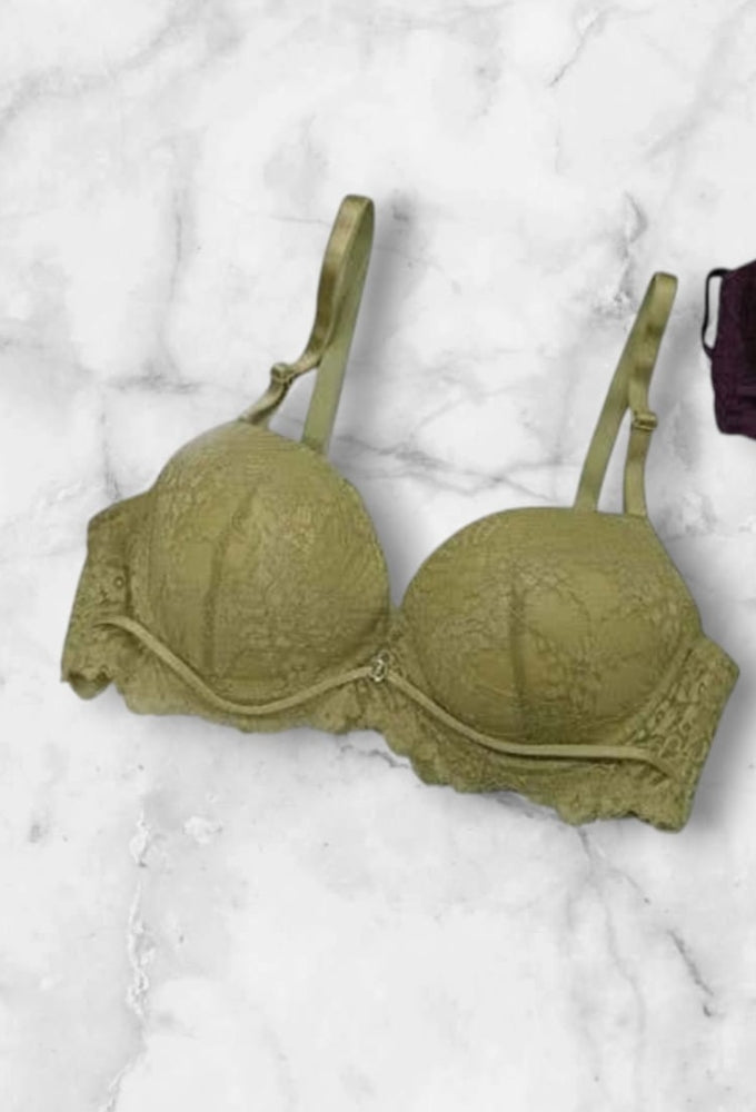 Double padded pushup Bra stylish With lace Available Size 34 to 40 [000365]