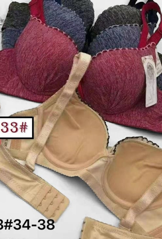 Double padded push up Wired bra & set Available size 34 to 40 [000354]